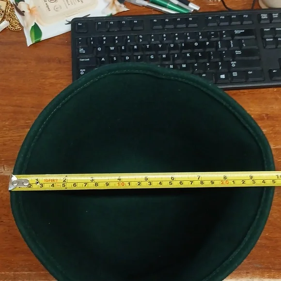 Green Felted Bucket Hat - Picture 3 of 3